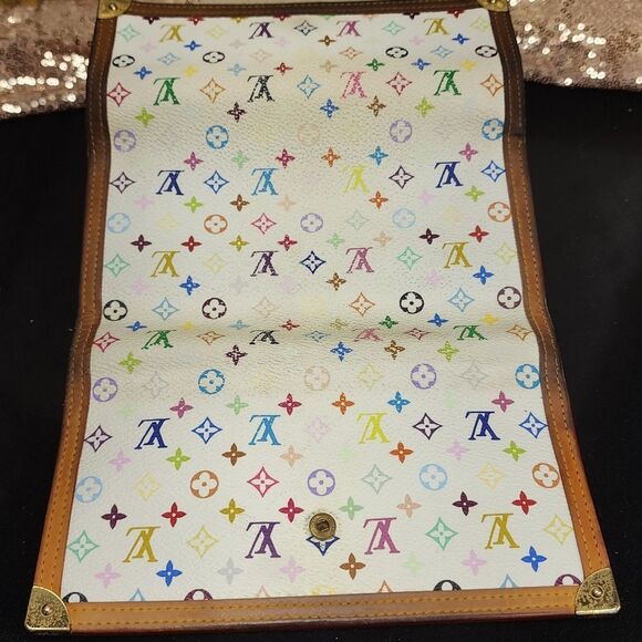 Authentic Louis Vuitton Monogram Multicolor Porte Tresor International Wallet - Picture 7 of 16